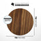 Bright Ebony Woodgrain// WaterProof Rubber Foam Backed Anti-Slip Mouse Pad for Home Work Office or Gaming Computer Desk