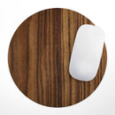 Bright Ebony Woodgrain// WaterProof Rubber Foam Backed Anti-Slip Mouse Pad for Home Work Office or Gaming Computer Desk