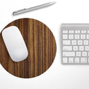 Bright Ebony Woodgrain// WaterProof Rubber Foam Backed Anti-Slip Mouse Pad for Home Work Office or Gaming Computer Desk