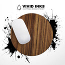 Bright Ebony Woodgrain// WaterProof Rubber Foam Backed Anti-Slip Mouse Pad for Home Work Office or Gaming Computer Desk