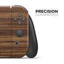 Bright Ebony Woodgrain // Skin Decal Wrap Kit for Nintendo Switch Console & Dock, Joy-Cons, Pro Controller, Lite, 3DS XL, 2DS XL, DSi, or Wii - Vinyl Skin Wrap for Nintendo Switch 2, OLED, Lite, Pro Controller, Wii & Classic Handhelds