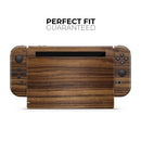 Bright Ebony Woodgrain // Skin Decal Wrap Kit for Nintendo Switch Console & Dock, Joy-Cons, Pro Controller, Lite, 3DS XL, 2DS XL, DSi, or Wii - Vinyl Skin Wrap for Nintendo Switch 2, OLED, Lite, Pro Controller, Wii & Classic Handhelds