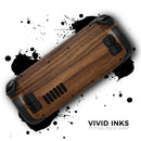 Bright Ebony Woodgrain // Full Body Skin Decal Wrap Kit for the Steam Deck handheld gaming computer