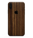 Bright Ebony Woodgrain - iPhone XS MAX, XS/X, 8/8+, 7/7+, 5/5S/SE Skin-Kit (All iPhones Available)