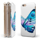 Bright Graceful Butterfly iPhone 6/6s or 6/6s Plus 2-Piece Hybrid INK-Fuzed Case