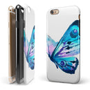 Bright Graceful Butterfly iPhone 6/6s or 6/6s Plus 2-Piece Hybrid INK-Fuzed Case