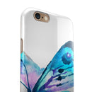 Bright Graceful Butterfly iPhone 6/6s or 6/6s Plus 2-Piece Hybrid INK-Fuzed Case