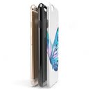 Bright Graceful Butterfly iPhone 6/6s or 6/6s Plus 2-Piece Hybrid INK-Fuzed Case