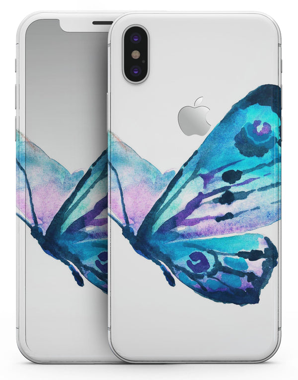 Bright Graceful Butterfly - iPhone X Skin-Kit