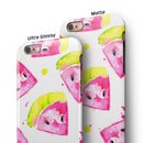 Bright Highlighter WaterColor-Melins iPhone 6/6s or 6/6s Plus 2-Piece Hybrid INK-Fuzed Case