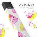 Bright Highlighter WaterColor-Melins - Premium Decal Protective Skin-Wrap Sticker compatible with the Juul Labs vaping device