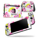 Bright Highlighter WaterColor-Melins - Vinyl Skin Wrap for Nintendo Switch 2, OLED, Lite, Pro Controller, Wii & Classic Handhelds