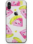 Bright Highlighter WaterColor-Melins - iPhone X Skin-Kit