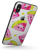 Bright Highlighter WaterColor-Melins - iPhone X Skin-Kit