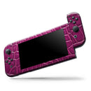 Bright Magenta Aligator Skin // Skin Decal Wrap Kit for Nintendo Switch Console & Dock, Joy-Cons, Pro Controller, Lite, 3DS XL, 2DS XL, DSi, or Wii - Vinyl Skin Wrap for Nintendo Switch 2, OLED, Lite, Pro Controller, Wii & Classic Handhelds