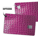 Bright Magenta Aligator Skin  - Premium Protective Decal Skin-Kit for the Apple Credit Card
