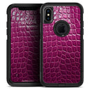 Bright Magenta Aligator Skin  - Skin Kit for the iPhone OtterBox Cases