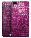 Bright Magenta Aligator Skin  - Skin-kit for the iPhone 8 or 8 Plus