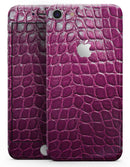 Bright Magenta Aligator Skin  - Skin-kit for the iPhone 8 or 8 Plus