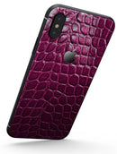 Bright Magenta Aligator Skin  - iPhone X Skin-Kit