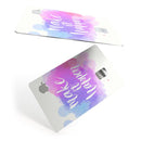 Bright Make it Happen - Premium Protective Decal Skin-Kit for the Apple Credit Card