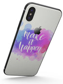 Bright Make it Happen - iPhone X Skin-Kit