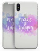 Bright Make it Happen - iPhone X Skin-Kit