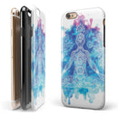 Bright Oil Yoga Mood iPhone 6/6s or 6/6s Plus 2-Piece Hybrid INK-Fuzed Case