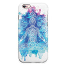 Bright Oil Yoga Mood iPhone 6/6s or 6/6s Plus 2-Piece Hybrid INK-Fuzed Case