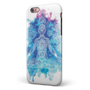 Bright Oil Yoga Mood iPhone 6/6s or 6/6s Plus 2-Piece Hybrid INK-Fuzed Case