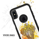 Bright Orange Ethnic Elephant - Skin Kit for the iPhone OtterBox Cases