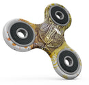Bright Orange Ethnic Elephant Full-Body Fidget Spinner Skin-Kit