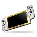 Bright Orange Ethnic Elephant // Skin Decal Wrap Kit for Nintendo Switch Console & Dock, Joy-Cons, Pro Controller, Lite, 3DS XL, 2DS XL, DSi, or Wii - Vinyl Skin Wrap for Nintendo Switch 2, OLED, Lite, Pro Controller, Wii & Classic Handhelds