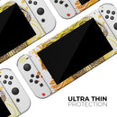 Bright Orange Ethnic Elephant // Skin Decal Wrap Kit for Nintendo Switch Console & Dock, Joy-Cons, Pro Controller, Lite, 3DS XL, 2DS XL, DSi, or Wii - Vinyl Skin Wrap for Nintendo Switch 2, OLED, Lite, Pro Controller, Wii & Classic Handhelds