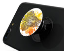 Bright Orange Ethnic Elephant - Skin Kit for PopSockets and other Smartphone Extendable Grips & Stands