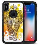 Bright Orange Ethnic Elephant - iPhone X OtterBox Case & Skin Kits
