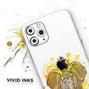 Bright Orange Ethnic Elephant  - Protective Skin Wrap & Decal – Compatible with iPhone SE to iPhone 17 Pro Max (All Models)