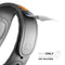 Bright Orange and Gray Digital Camouflage - Decal Skin Wrap Kit for the Disney Magic Band