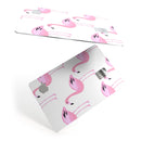 Bright Pink Flamingo Pattern - Premium Protective Decal Skin-Kit for the Apple Credit Card
