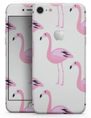 Bright Pink Flamingo Pattern - Skin-kit for the iPhone 8 or 8 Plus