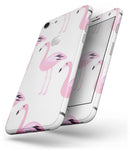 Bright Pink Flamingo Pattern - Skin-kit for the iPhone 8 or 8 Plus