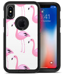 Bright Pink Flamingo Pattern - iPhone X OtterBox Case & Skin Kits