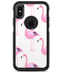 Bright Pink Flamingo Pattern - iPhone X OtterBox Case & Skin Kits