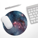 Bright Pink Nebula Space// WaterProof Rubber Foam Backed Anti-Slip Mouse Pad for Home Work Office or Gaming Computer Desk