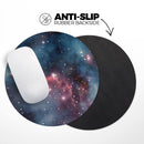 Bright Pink Nebula Space// WaterProof Rubber Foam Backed Anti-Slip Mouse Pad for Home Work Office or Gaming Computer Desk