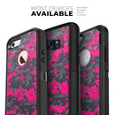 Bright Pink V2 and Gray Digital Camouflage - Skin Kit for the iPhone OtterBox Cases