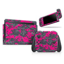 Bright Pink V2 and Gray Digital Camouflage // Skin Decal Wrap Kit for Nintendo Switch Console & Dock, Joy-Cons, Pro Controller, Lite, 3DS XL, 2DS XL, DSi, or Wii - Vinyl Skin Wrap for Nintendo Switch 2, OLED, Lite, Pro Controller, Wii & Classic Handhelds