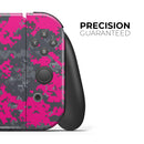 Bright Pink V2 and Gray Digital Camouflage // Skin Decal Wrap Kit for Nintendo Switch Console & Dock, Joy-Cons, Pro Controller, Lite, 3DS XL, 2DS XL, DSi, or Wii - Vinyl Skin Wrap for Nintendo Switch 2, OLED, Lite, Pro Controller, Wii & Classic Handhelds