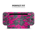 Bright Pink V2 and Gray Digital Camouflage // Skin Decal Wrap Kit for Nintendo Switch Console & Dock, Joy-Cons, Pro Controller, Lite, 3DS XL, 2DS XL, DSi, or Wii - Vinyl Skin Wrap for Nintendo Switch 2, OLED, Lite, Pro Controller, Wii & Classic Handhelds