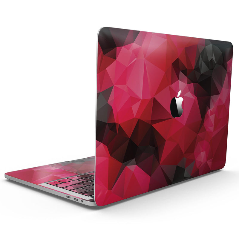 MacBook Pro with Touch Bar Skin Kit - Bright_Pink_and_Gray_Geomtric_Triangles-MacBook_13_Touch_V9.jpg?